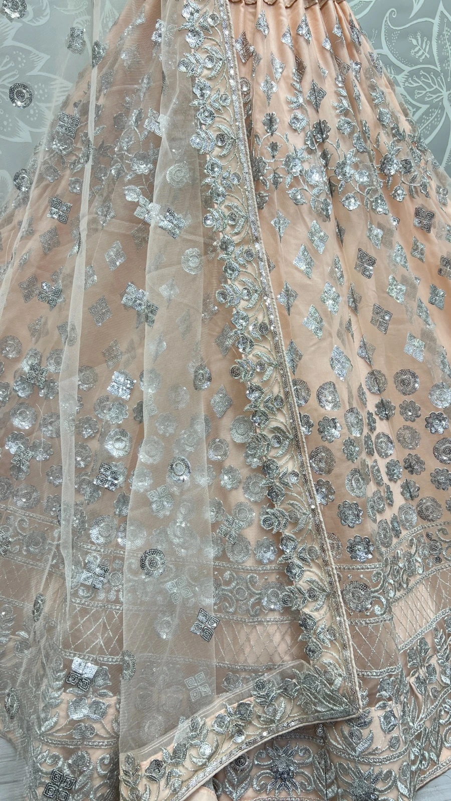 Designer Bridal Net Lehenga Choli Collection 2451