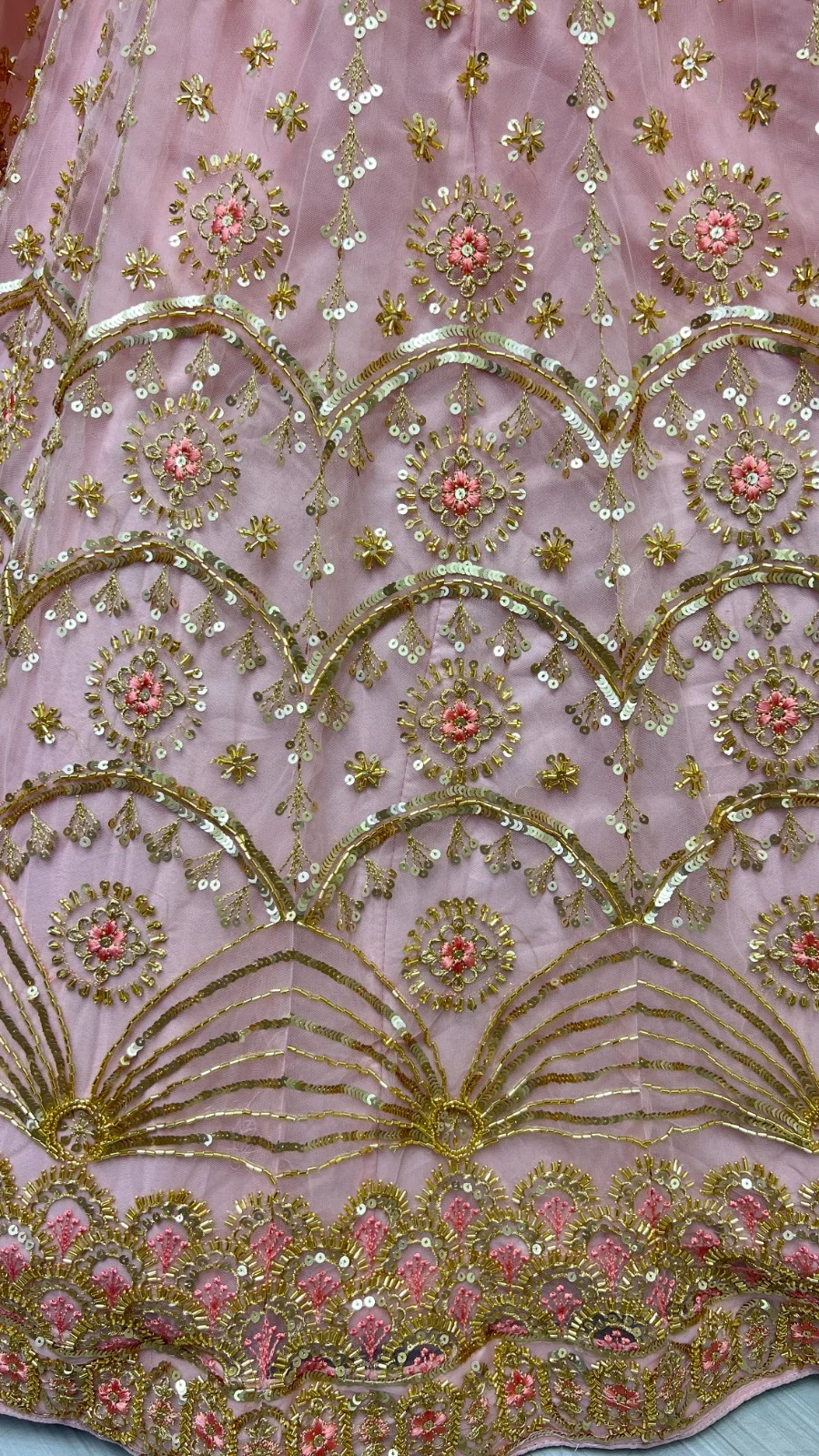 Designer Bridal Net Lehenga Choli Collection 2453