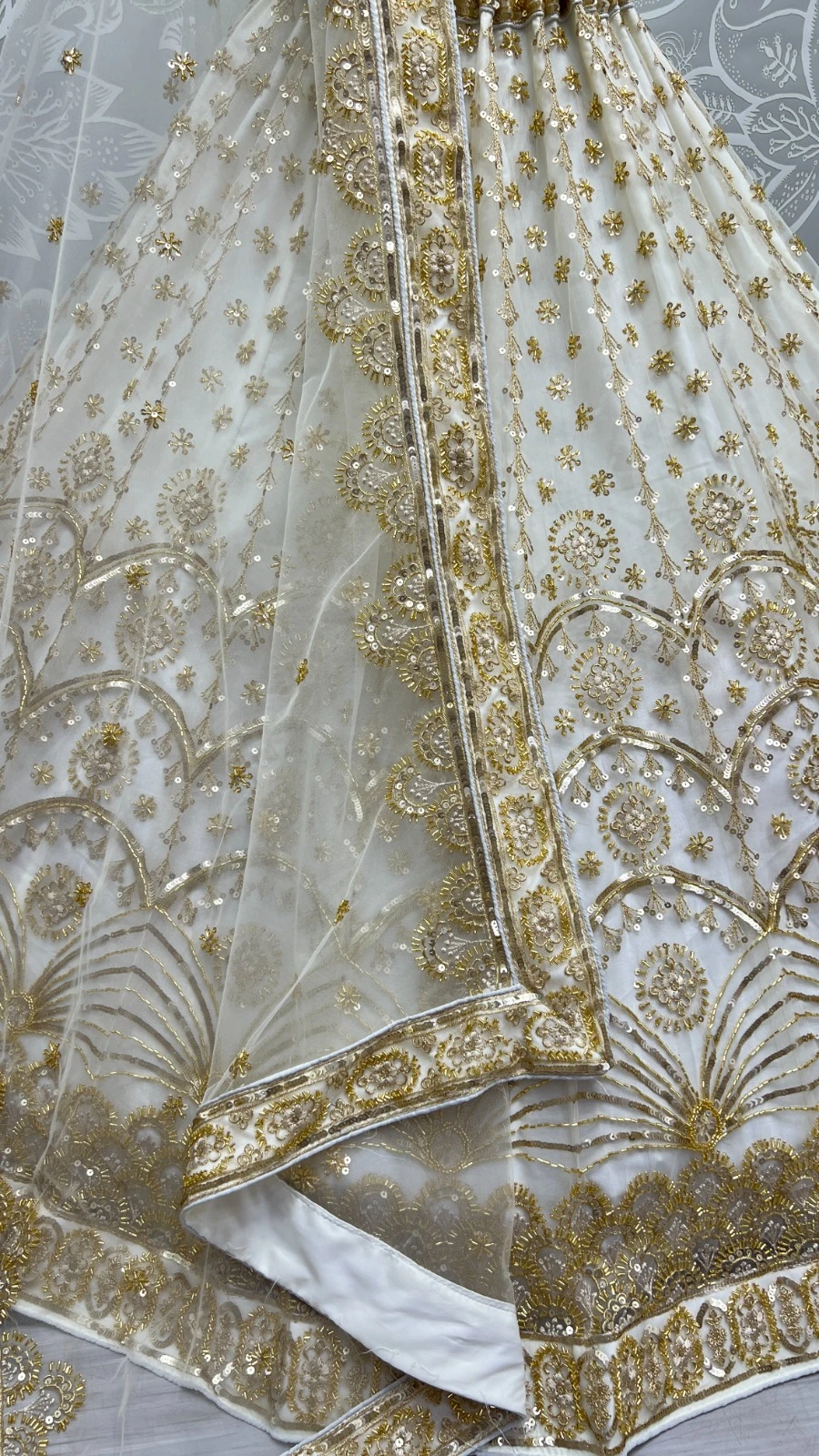 Designer Bridal Net Lehenga Choli Collection 2453