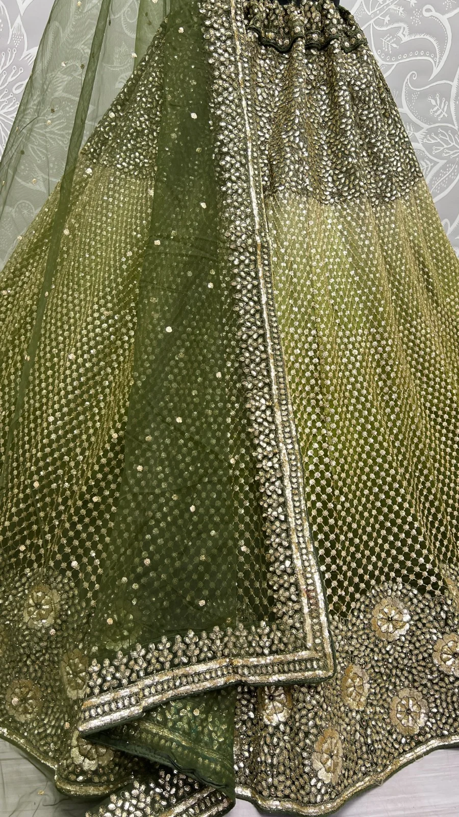 Designer Bridal Net Lehenga Choli Collection 2457