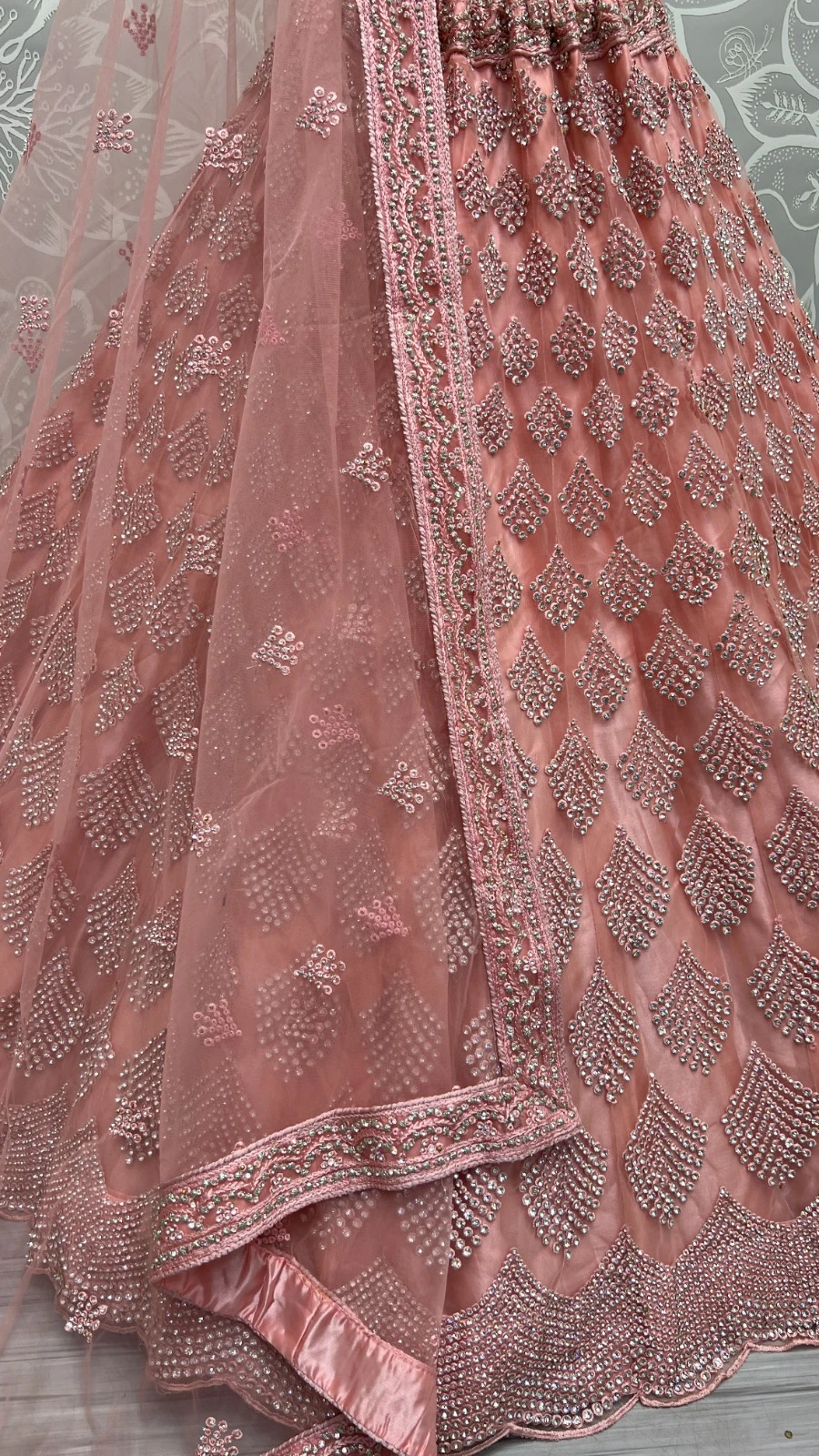 Designer Bridal Net Lehenga Choli Collection 2459