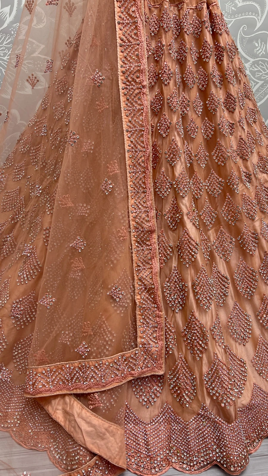 Designer Bridal Net Lehenga Choli Collection 2459