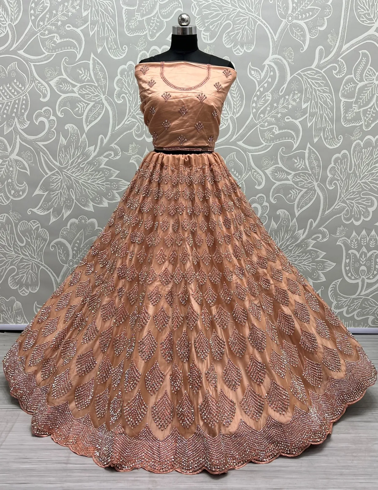 Designer Bridal Net Lehenga Choli Collection 2459
