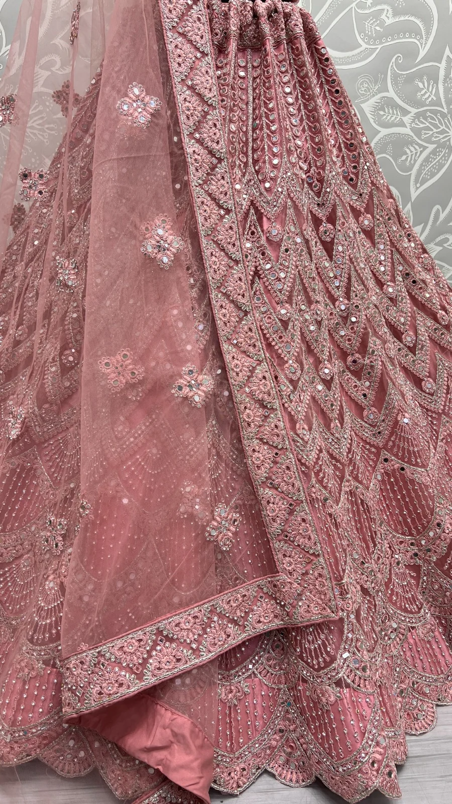 Designer Bridal Net Lehenga Choli Collection 2460
