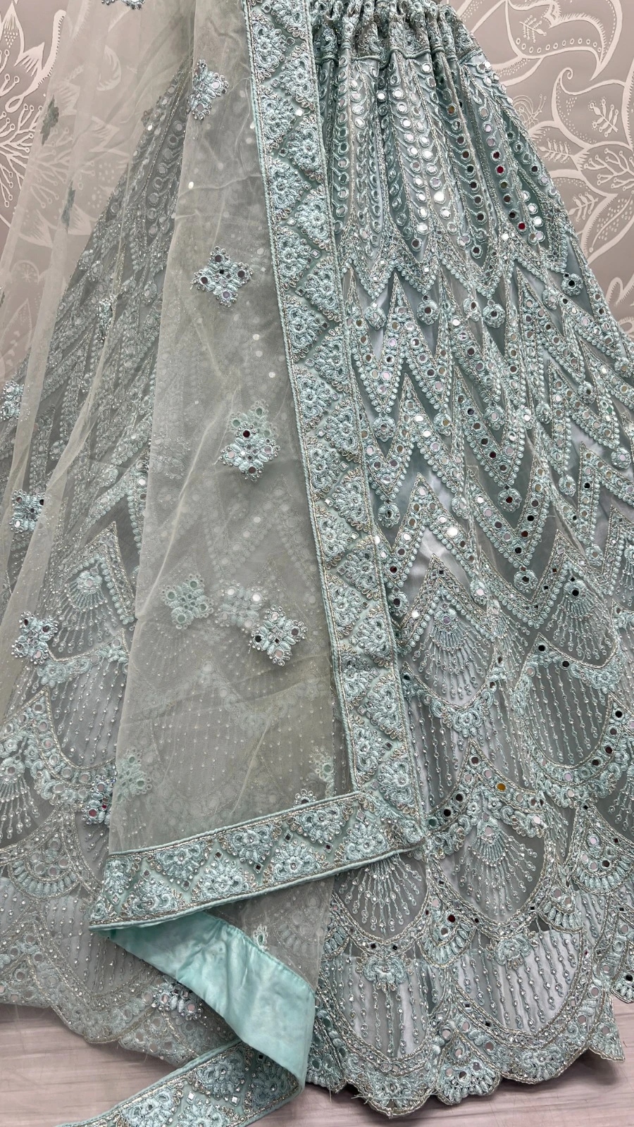 Designer Bridal Net Lehenga Choli Collection 2460