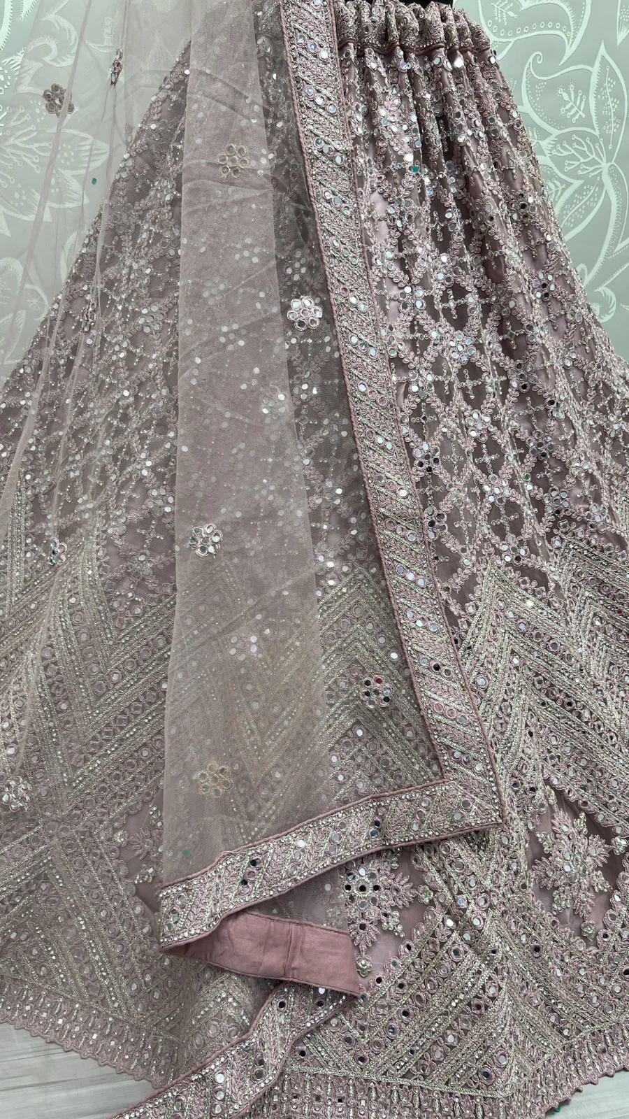 Designer Bridal Net Lehenga Choli Collection 2461