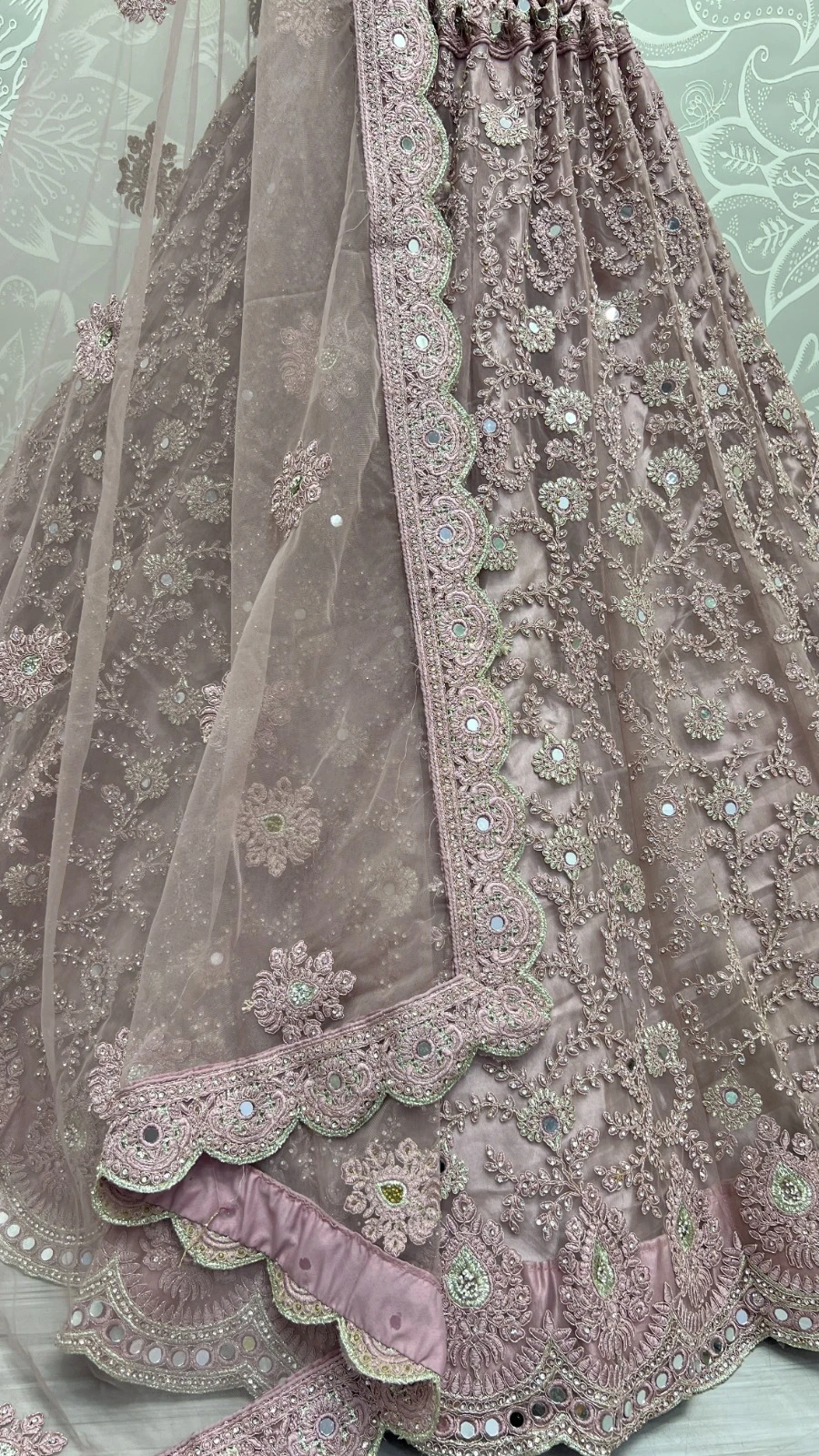Designer Bridal Net Lehenga Choli Collection 2463