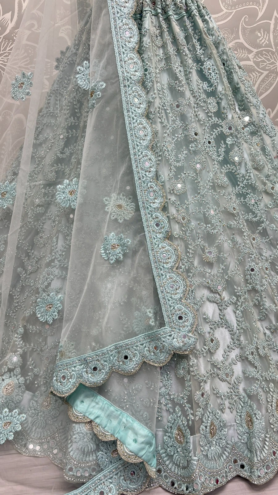 Designer Bridal Net Lehenga Choli Collection 2463