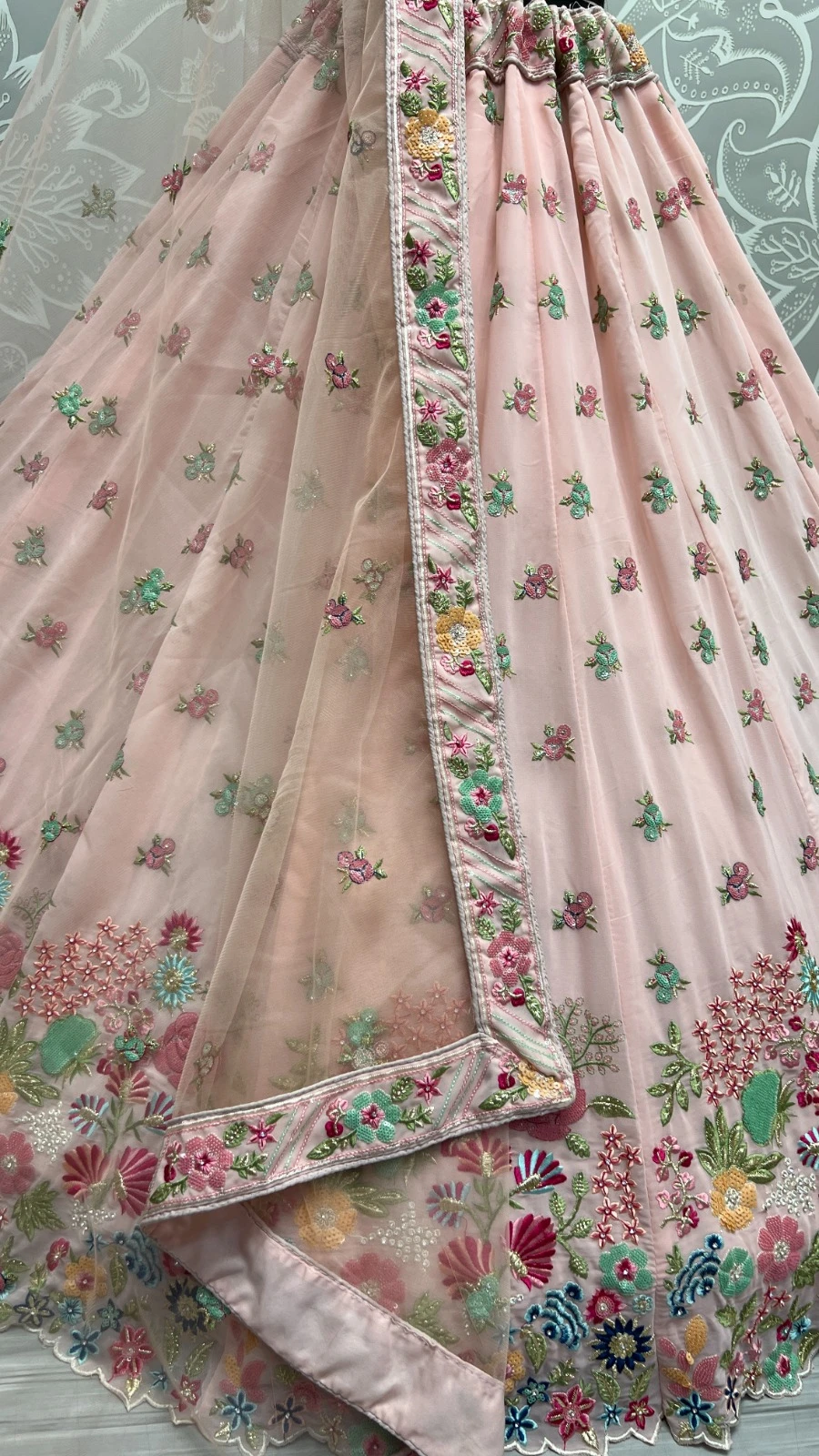Designer Georgette Embroidered Lehenga Choli 2406 Collection