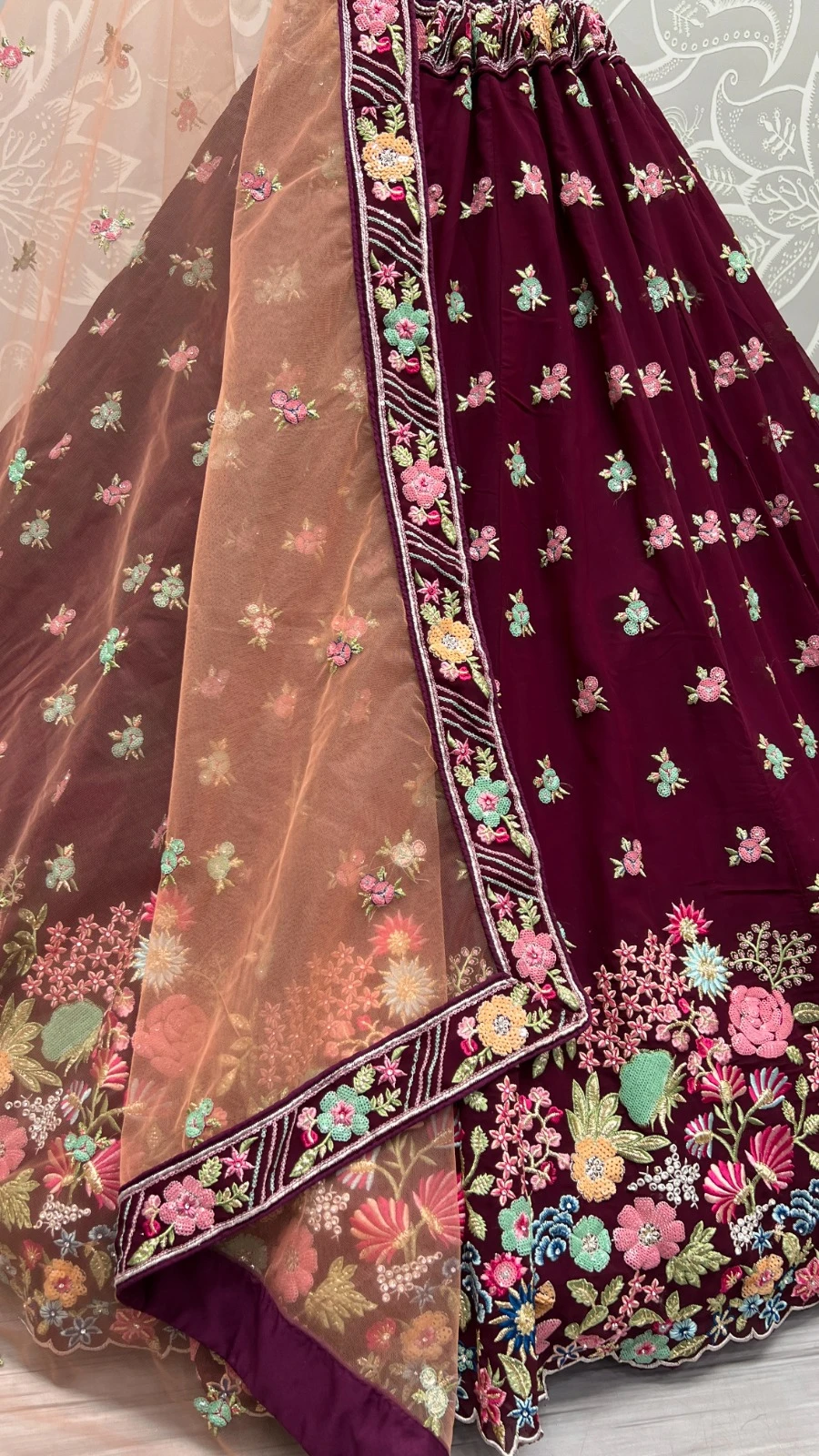 Designer Georgette Embroidered Lehenga Choli 2406 Collection