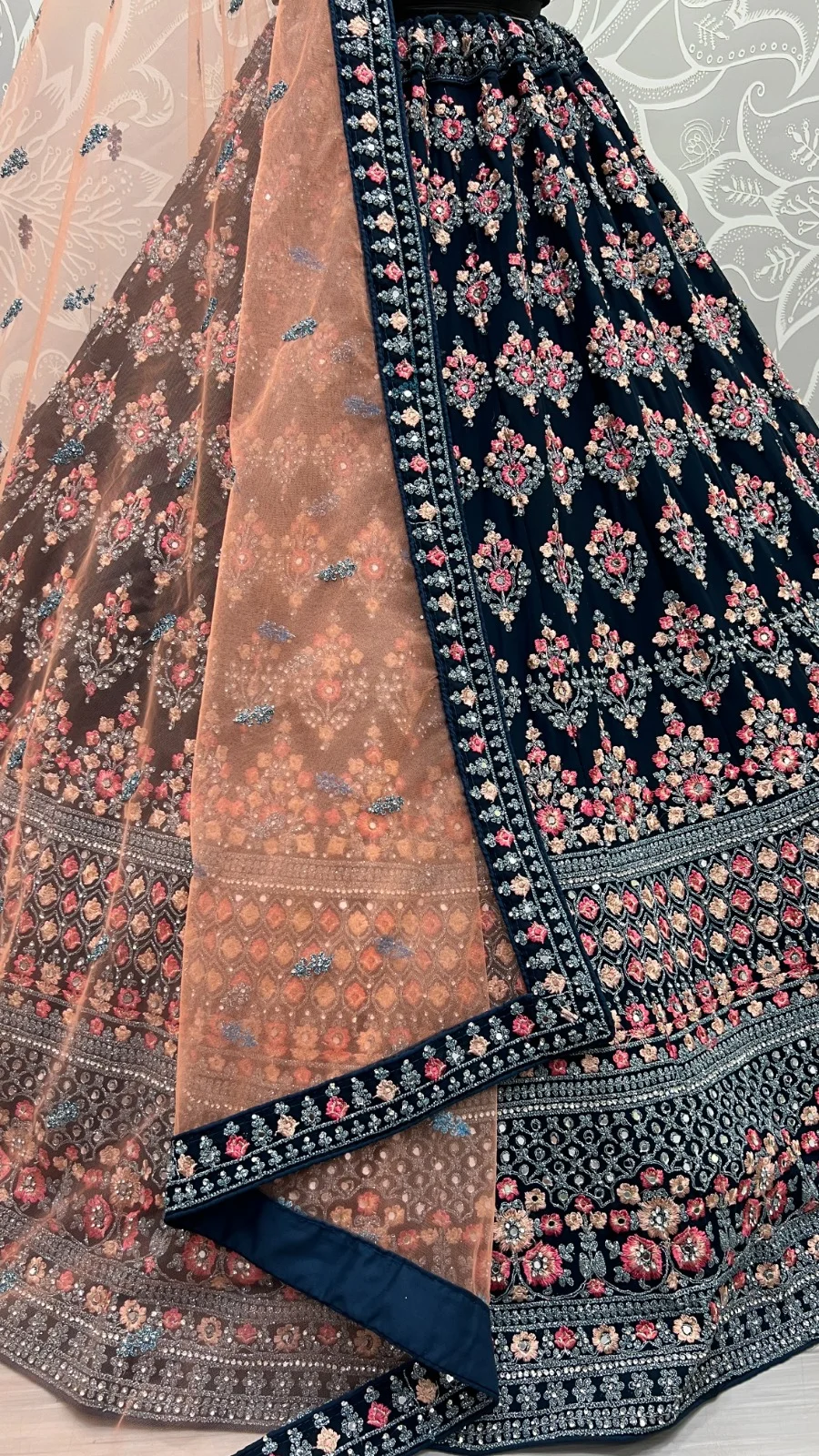 Designer Georgette Embroidered Lehenga Choli 2408 Collection