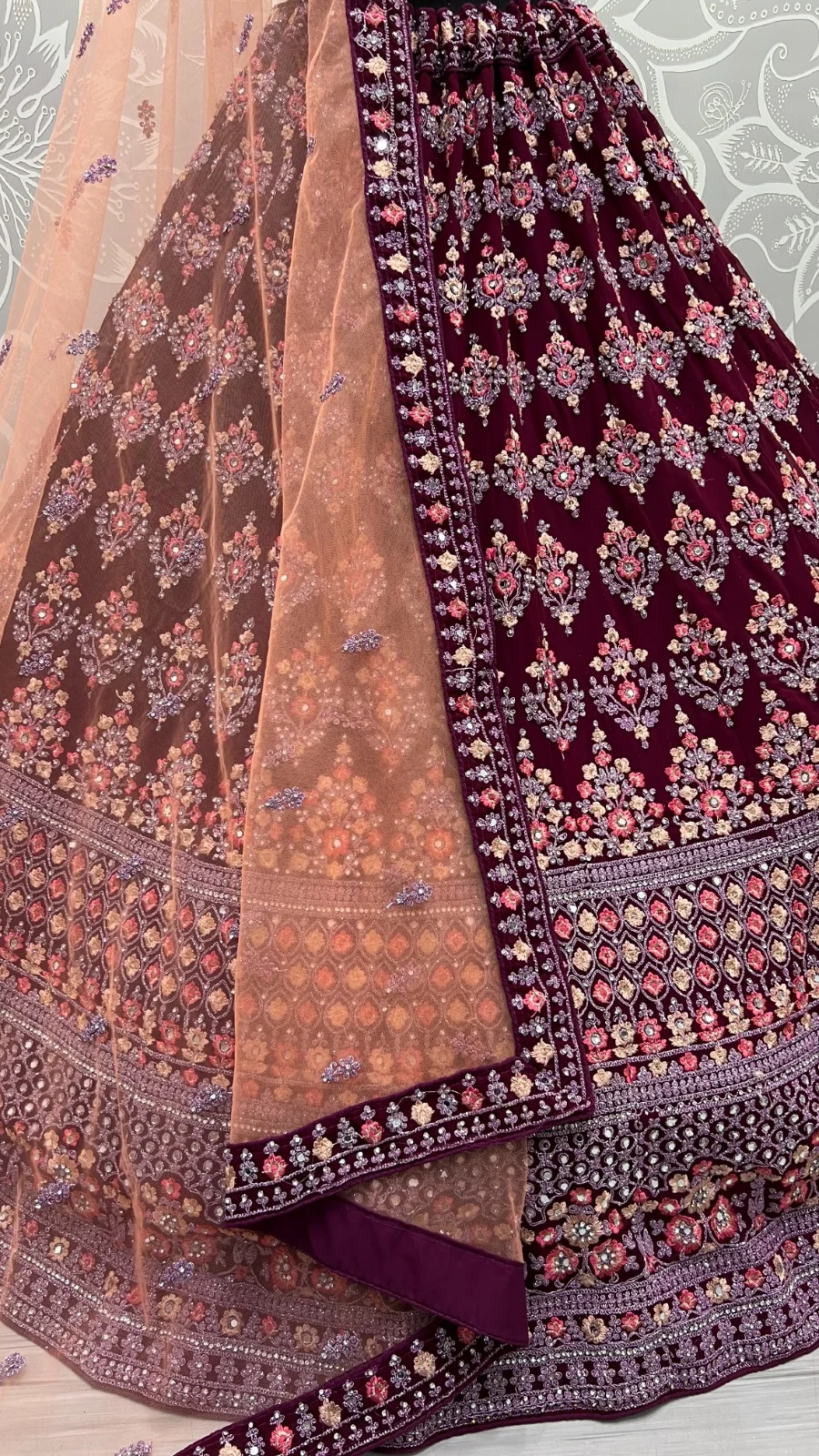 Designer Georgette Embroidered Lehenga Choli 2408 Collection