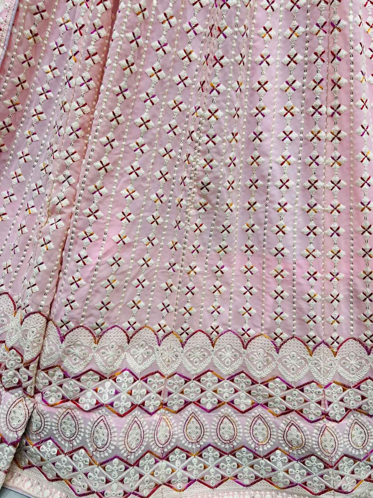 Designer Georgette Embroidered Lehenga Choli A2311-A
