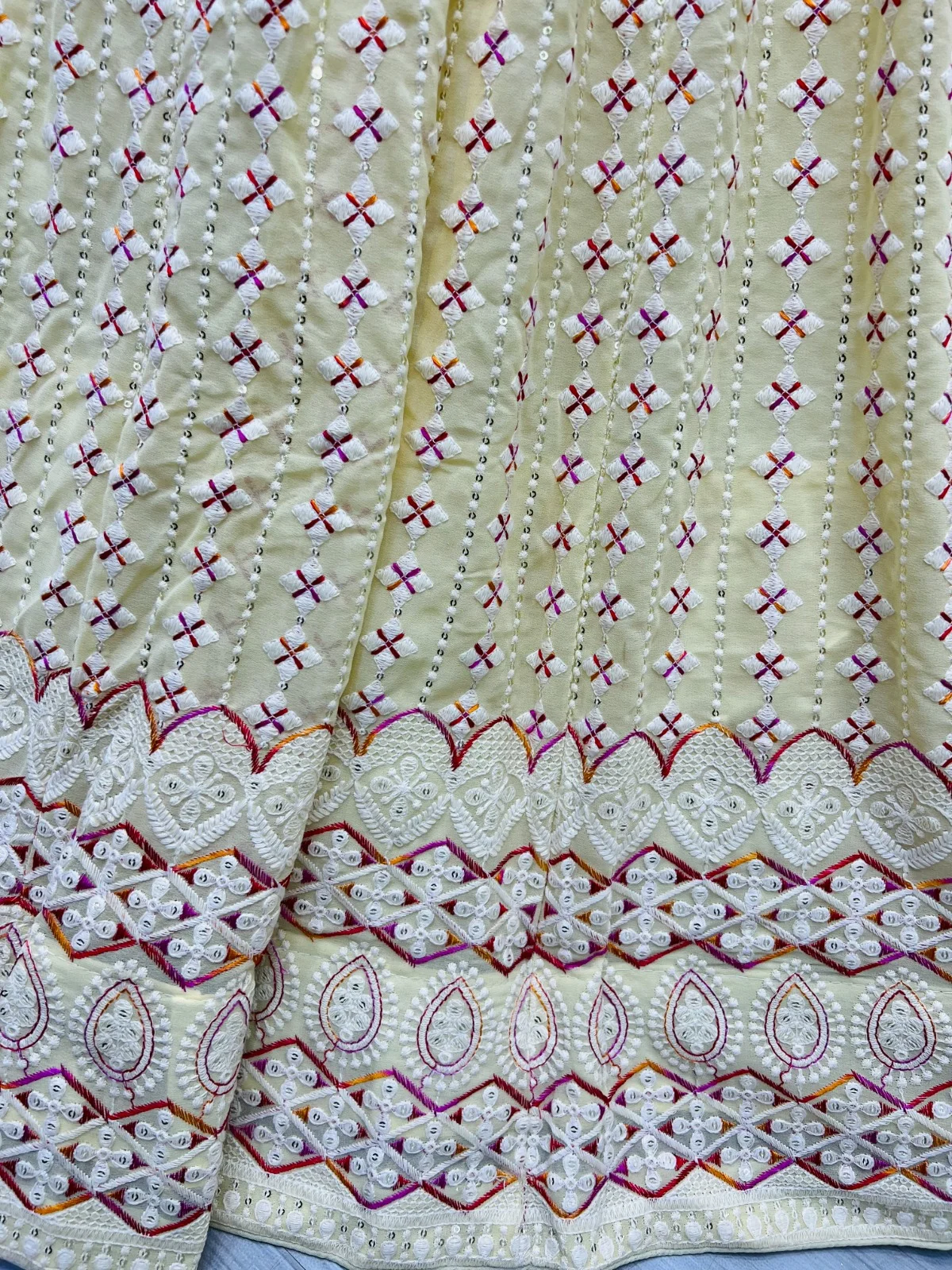 Designer Georgette Embroidered Lehenga Choli A2311-A