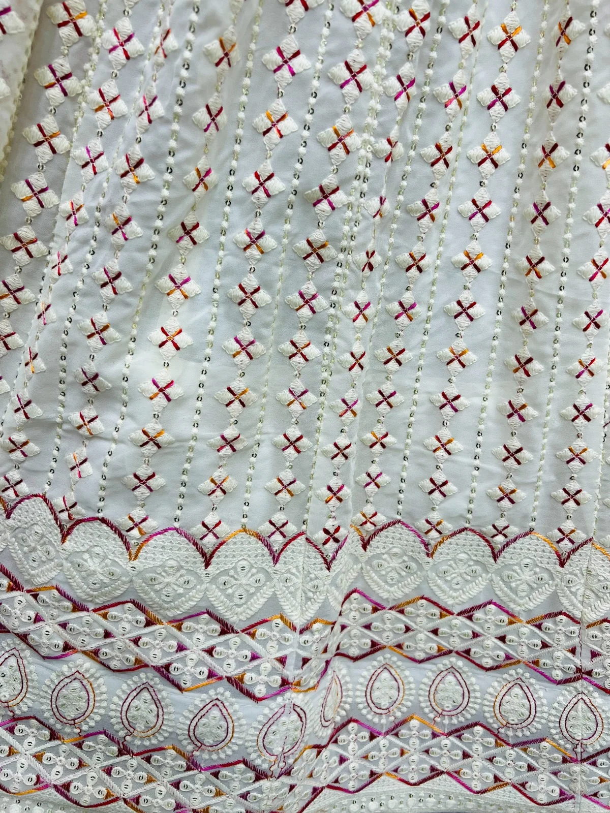 Designer Georgette Embroidered Lehenga Choli A2311-A