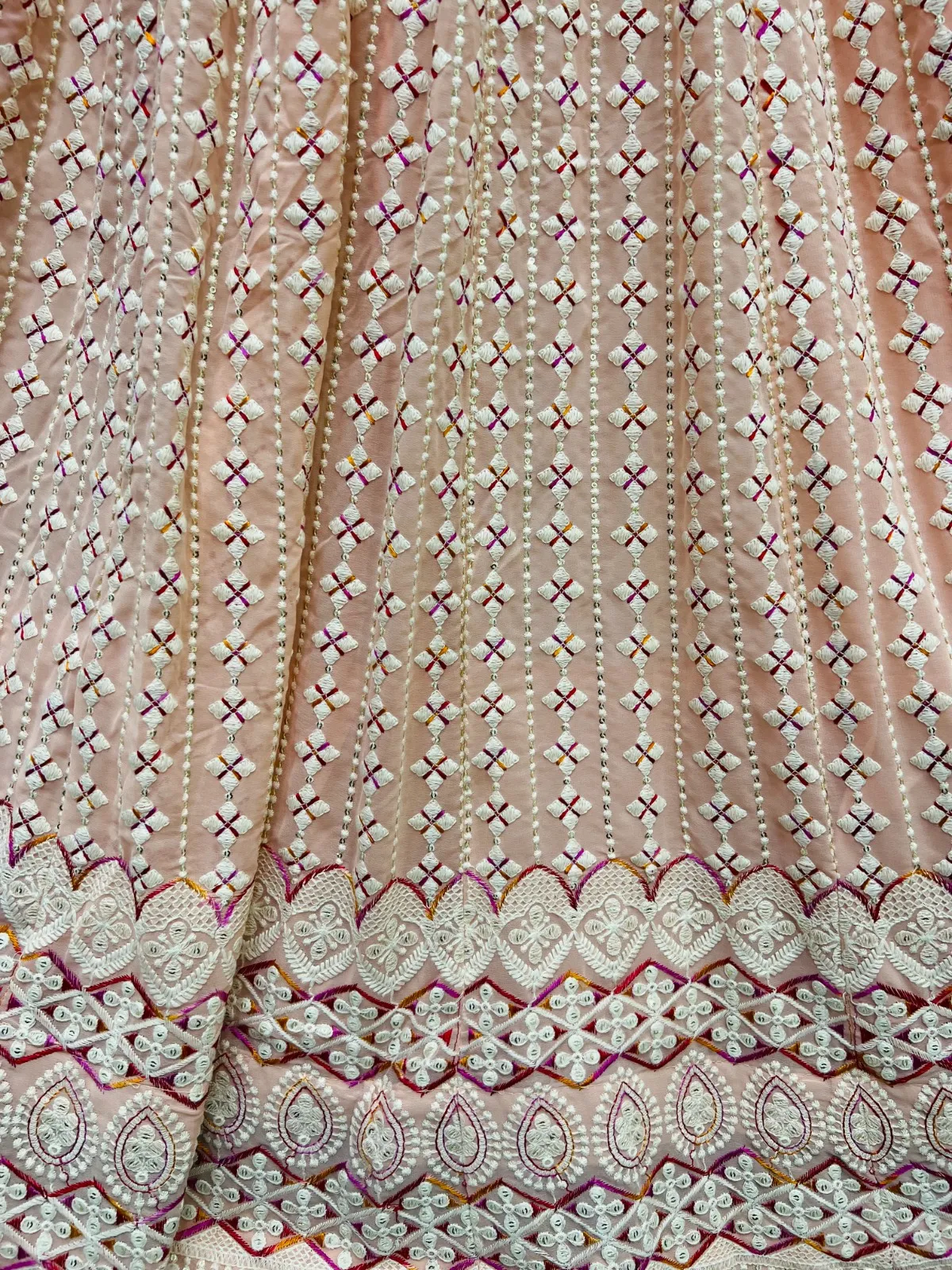 Designer Georgette Embroidered Lehenga Choli A2311-A