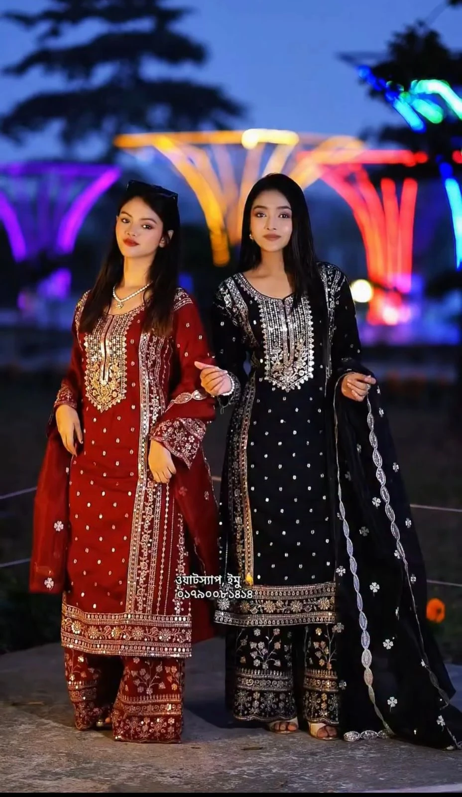 Designer Heavy Fox Georgette Embroidery Work Top Plazzo Suit With Dupatta