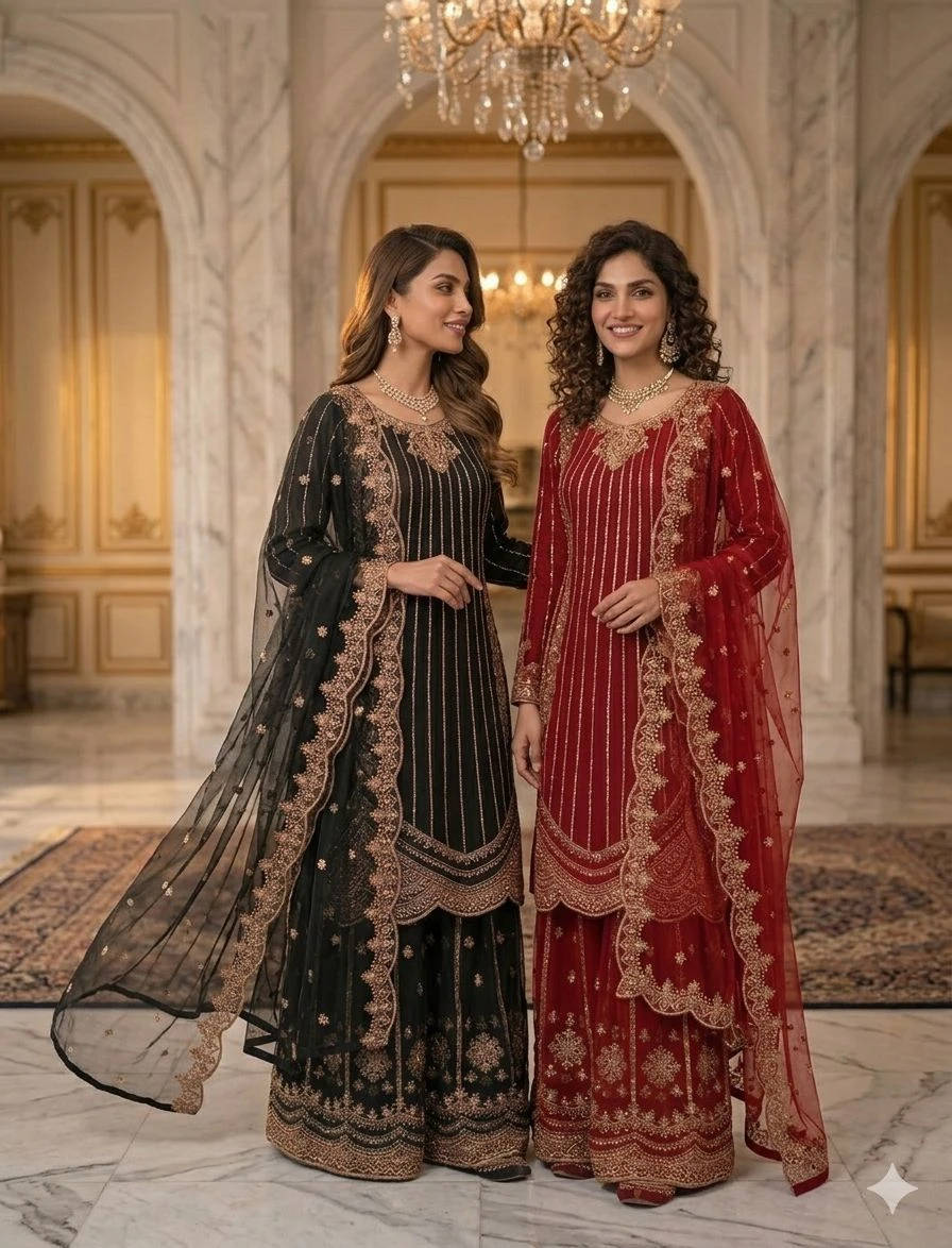 Designer Kurti Plazzo Set