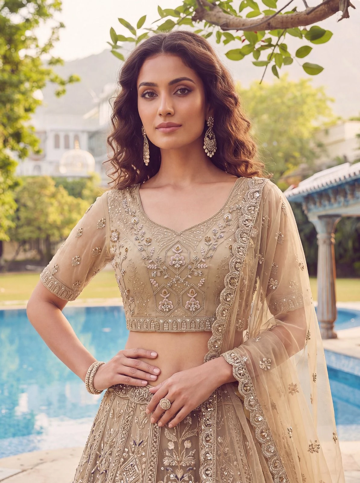 Designer Net Lehenga Choli 3020 Collection