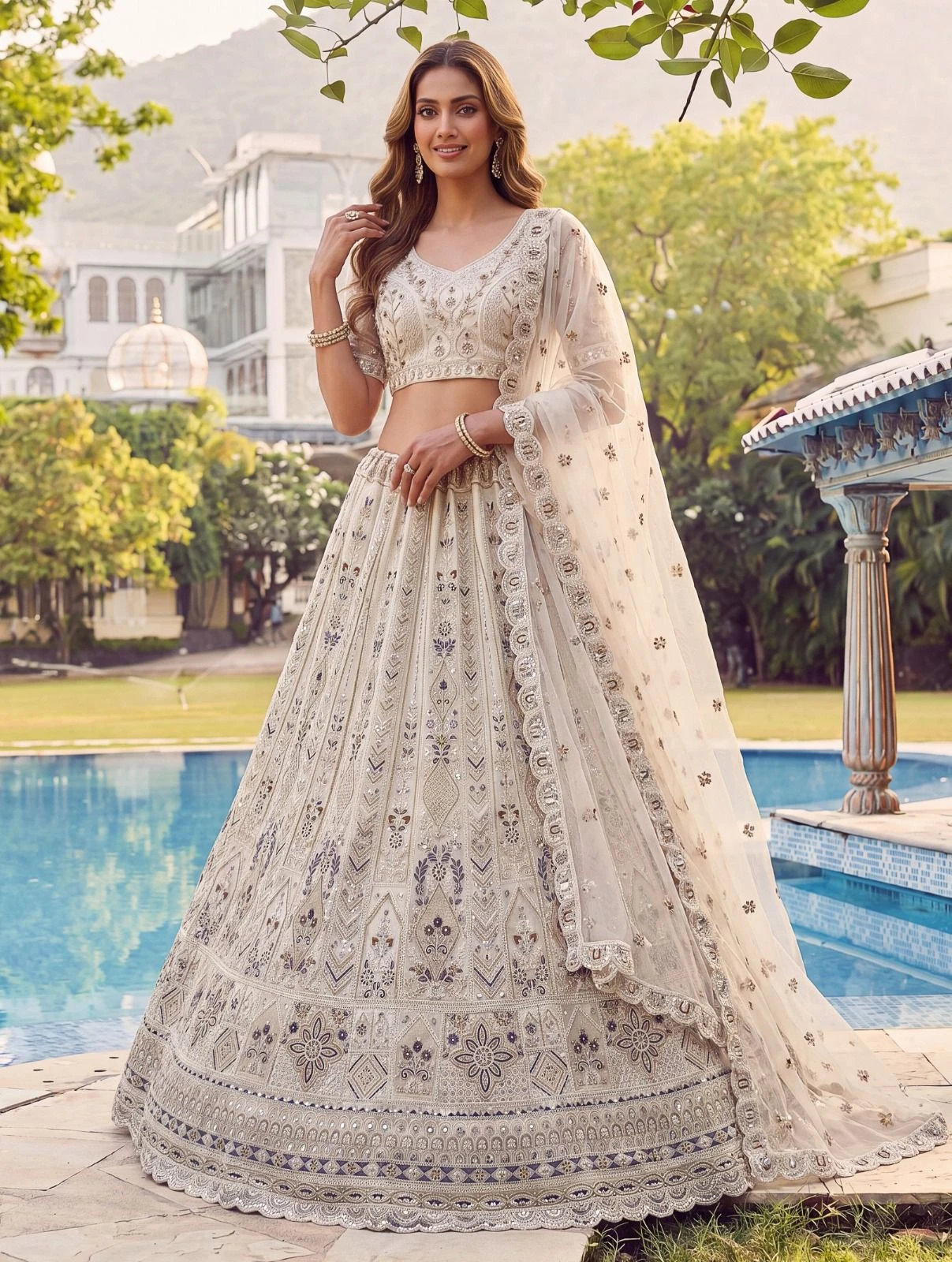 Designer Net Lehenga Choli 3020 Collection