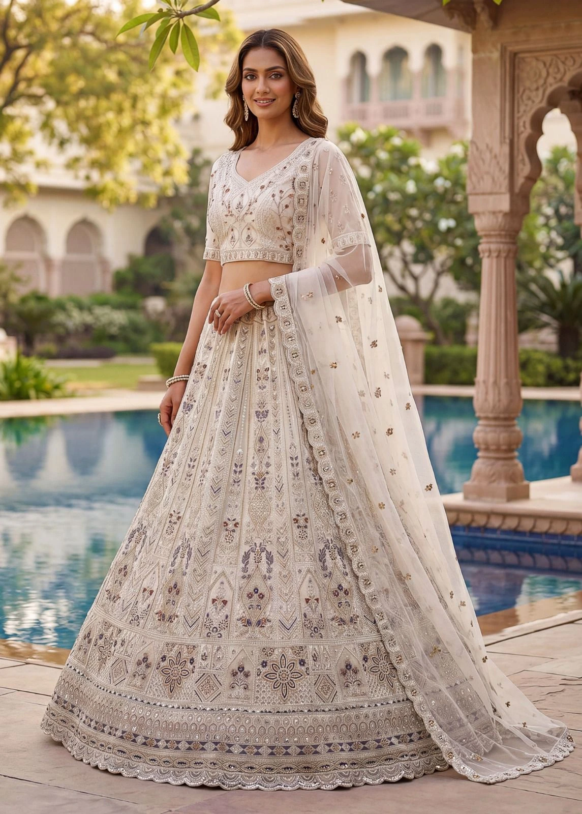 Designer Net Lehenga Choli 3020 Collection