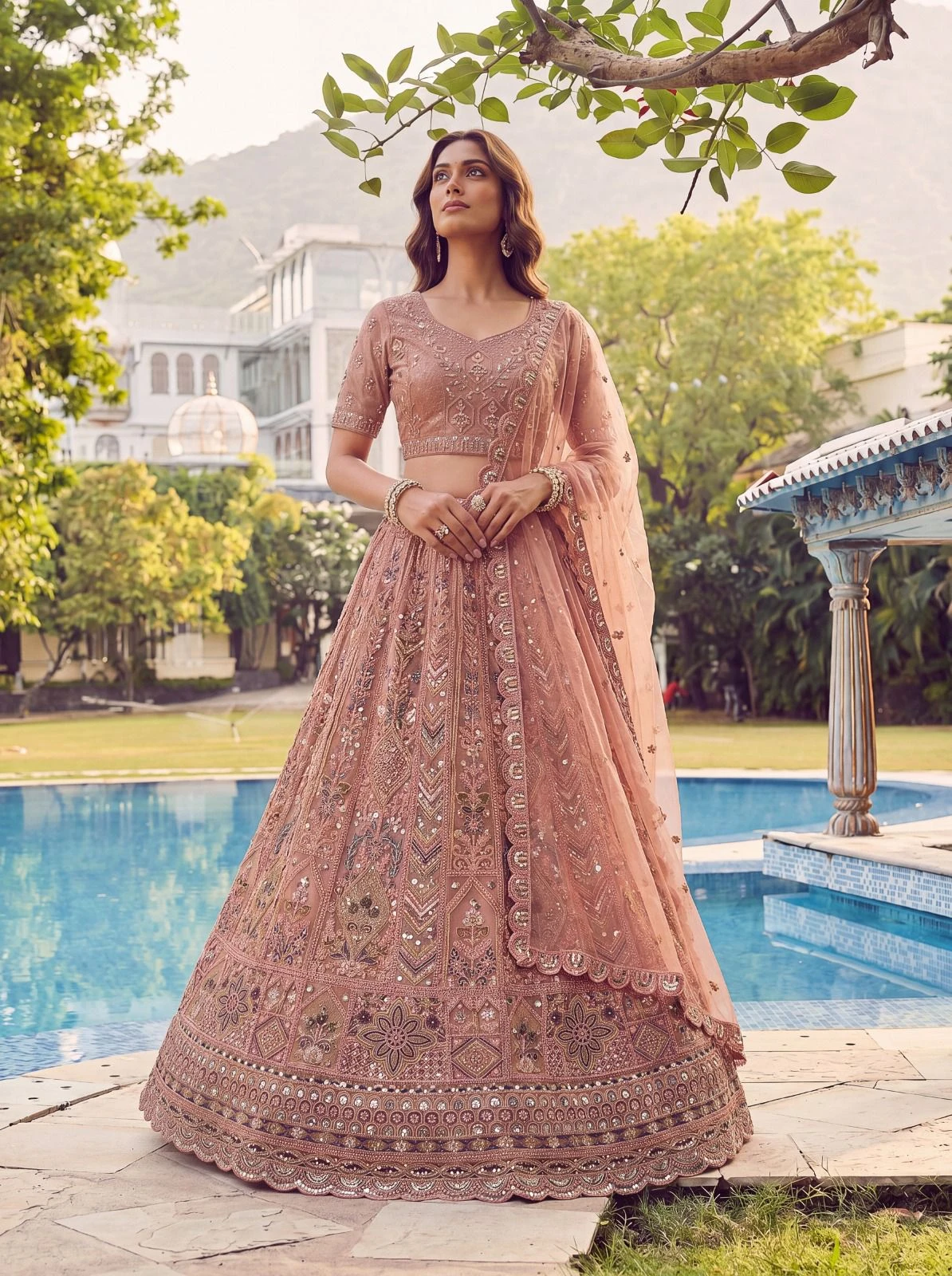 Designer Net Lehenga Choli 3020 Collection