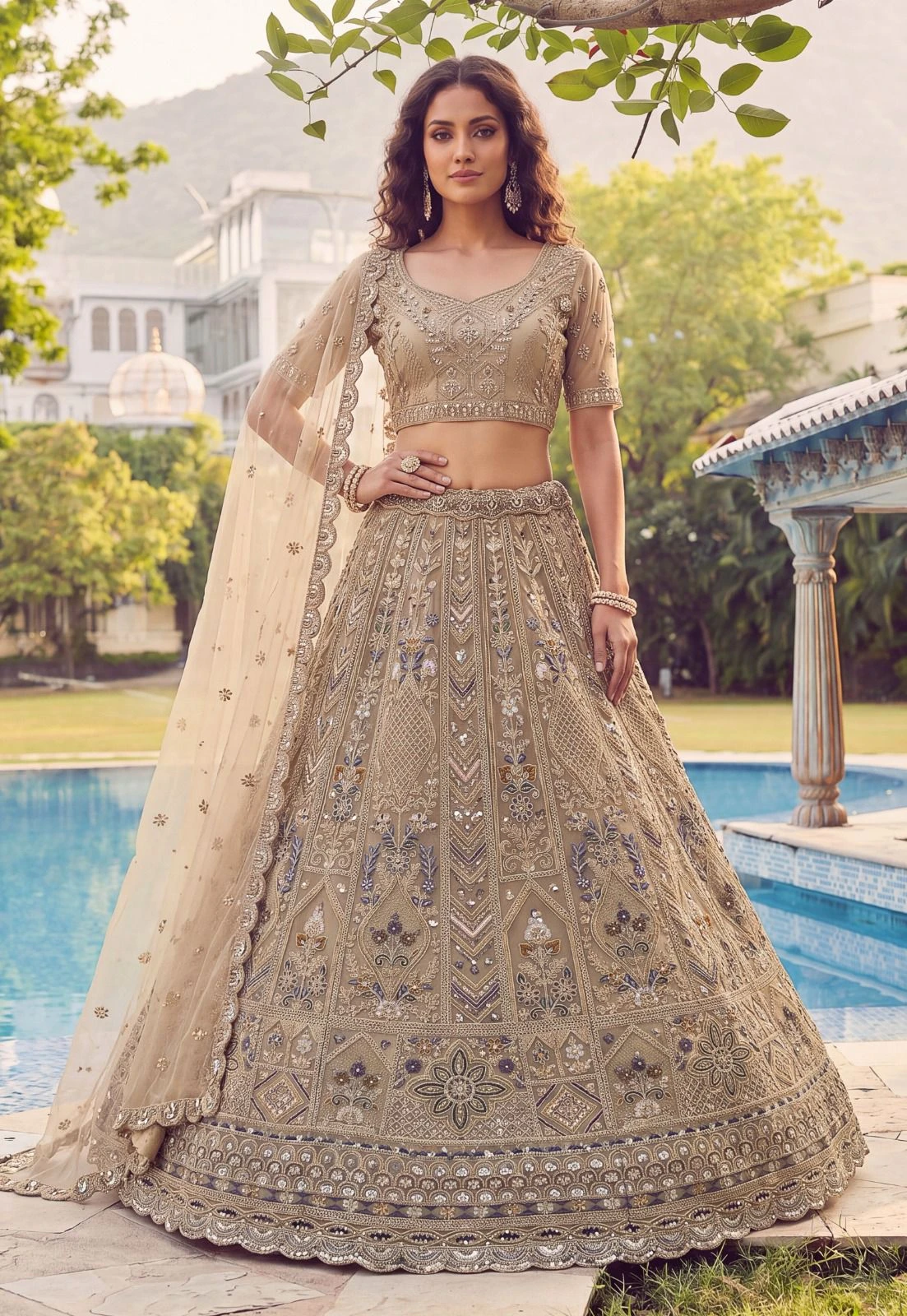 Designer Net Lehenga Choli 3020 Collection