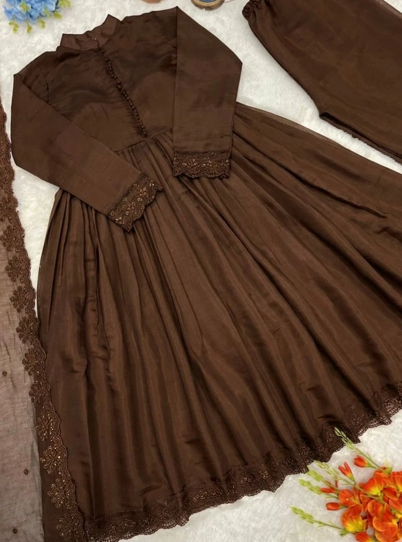 Designer Party Wear Gown Set