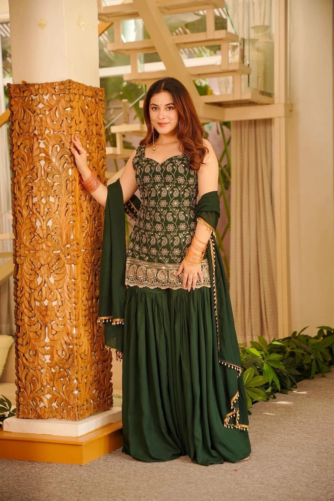 Designer Party Wear Sharara Palazzo Suit Collection