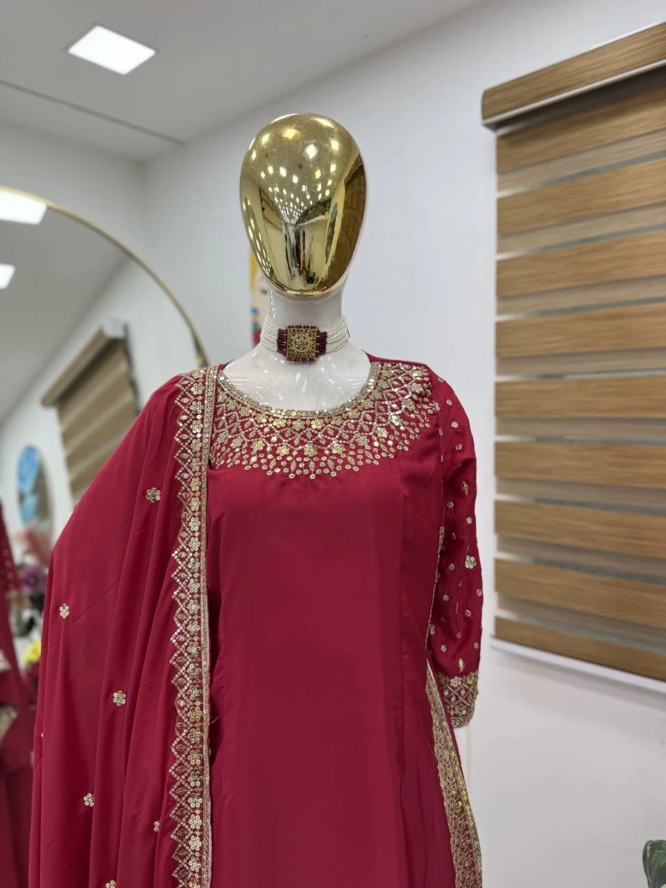 Designer Party Wear Sharara Suit Set