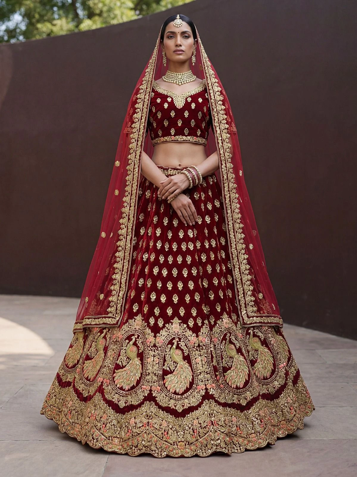 Designer Sequins Embroidered Lehenga Choli
