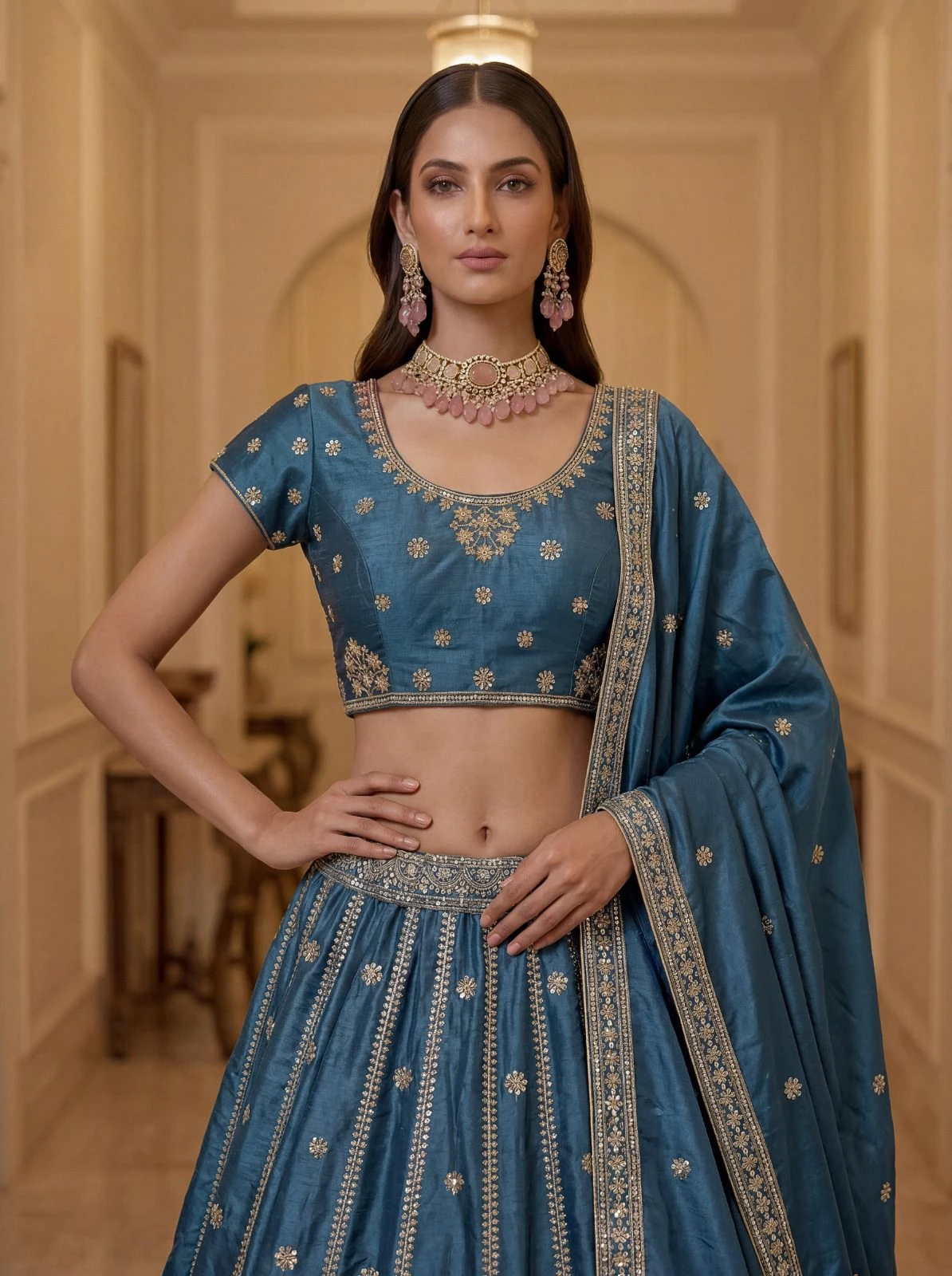 Designer Silk Lehenga Choli 3024 Collection