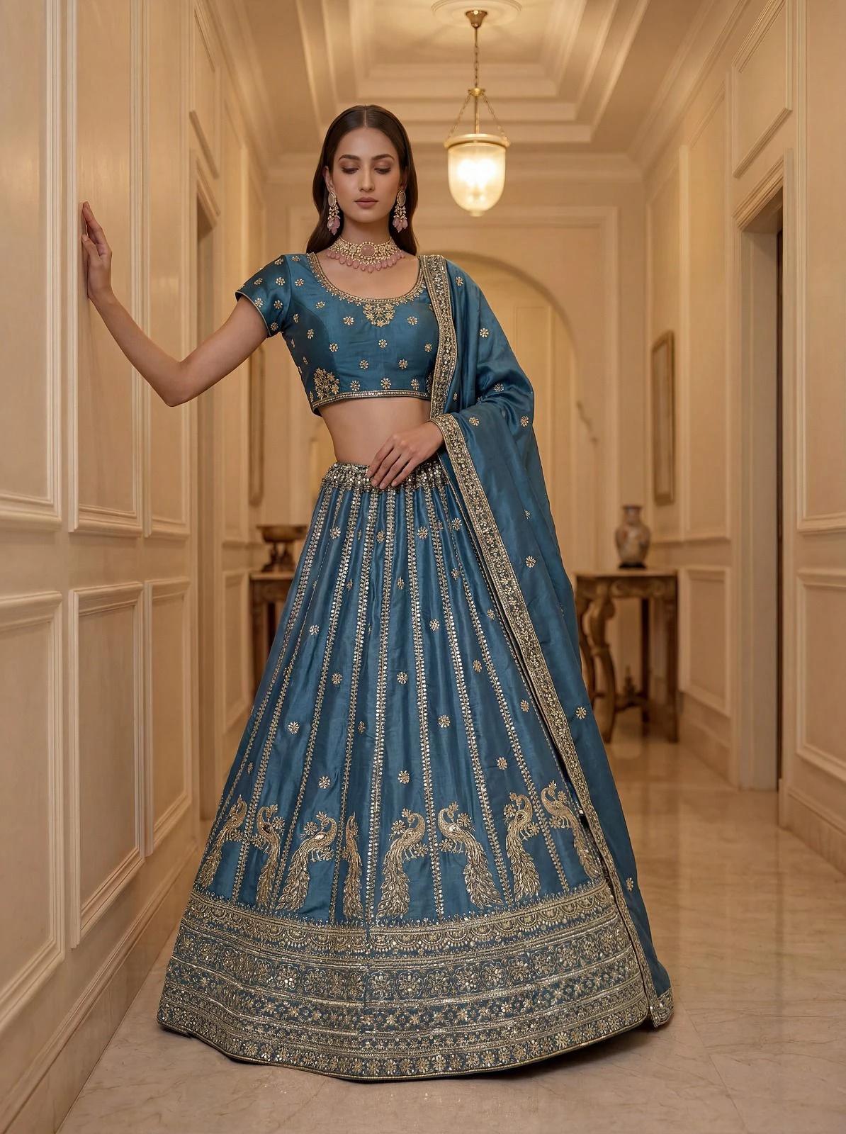 Designer Silk Lehenga Choli 3024 Collection