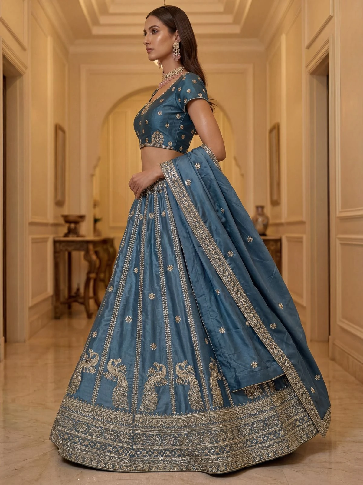 Designer Silk Lehenga Choli 3024 Collection