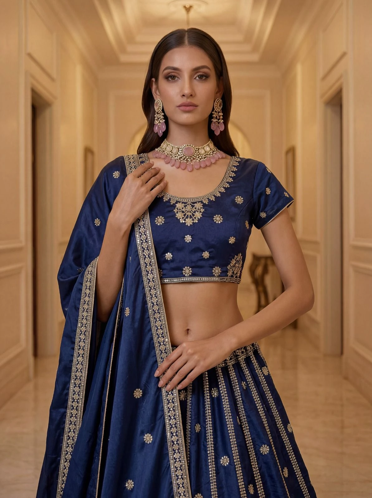 Designer Silk Lehenga Choli 3024 Collection