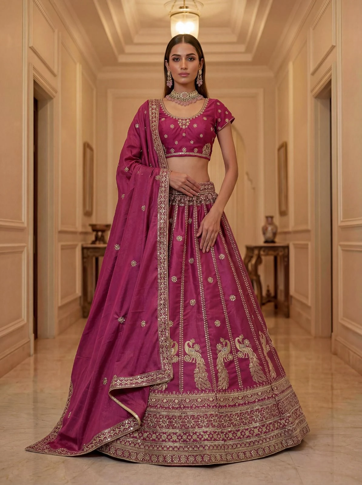 Designer Silk Lehenga Choli 3024 Collection