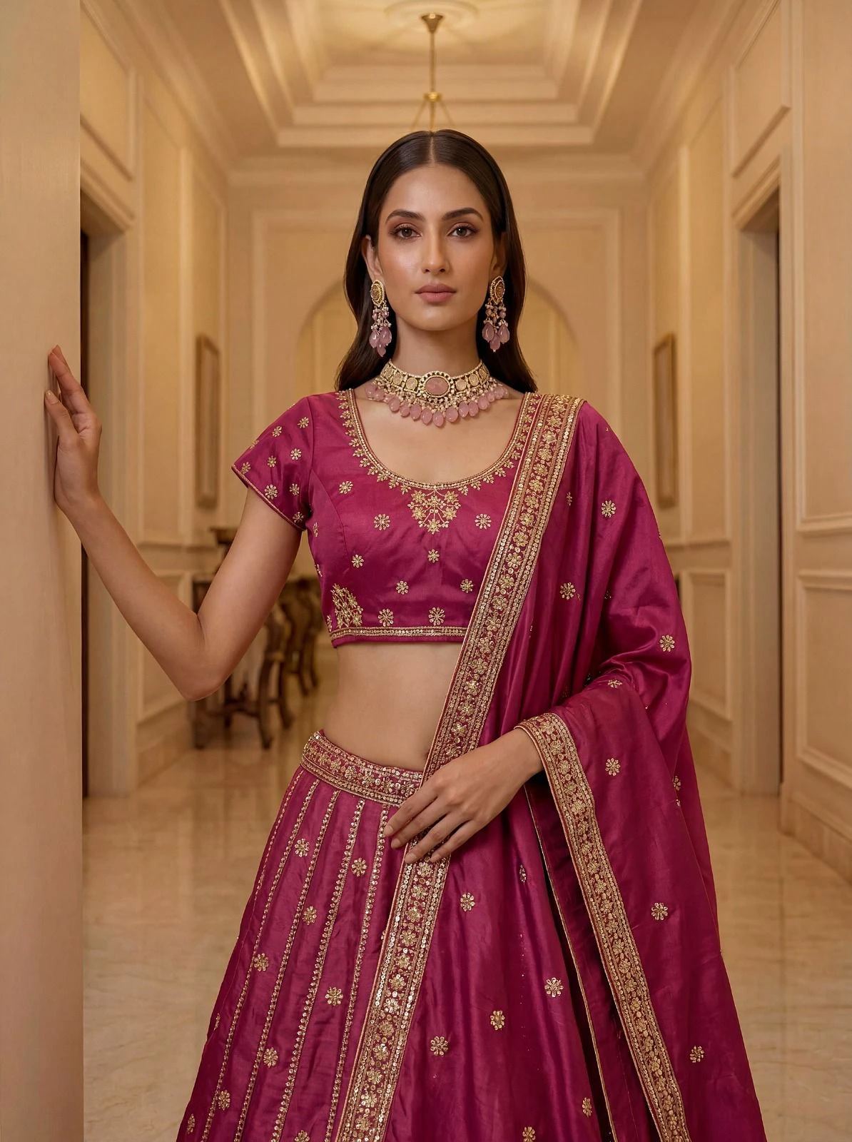 Designer Silk Lehenga Choli 3024 Collection