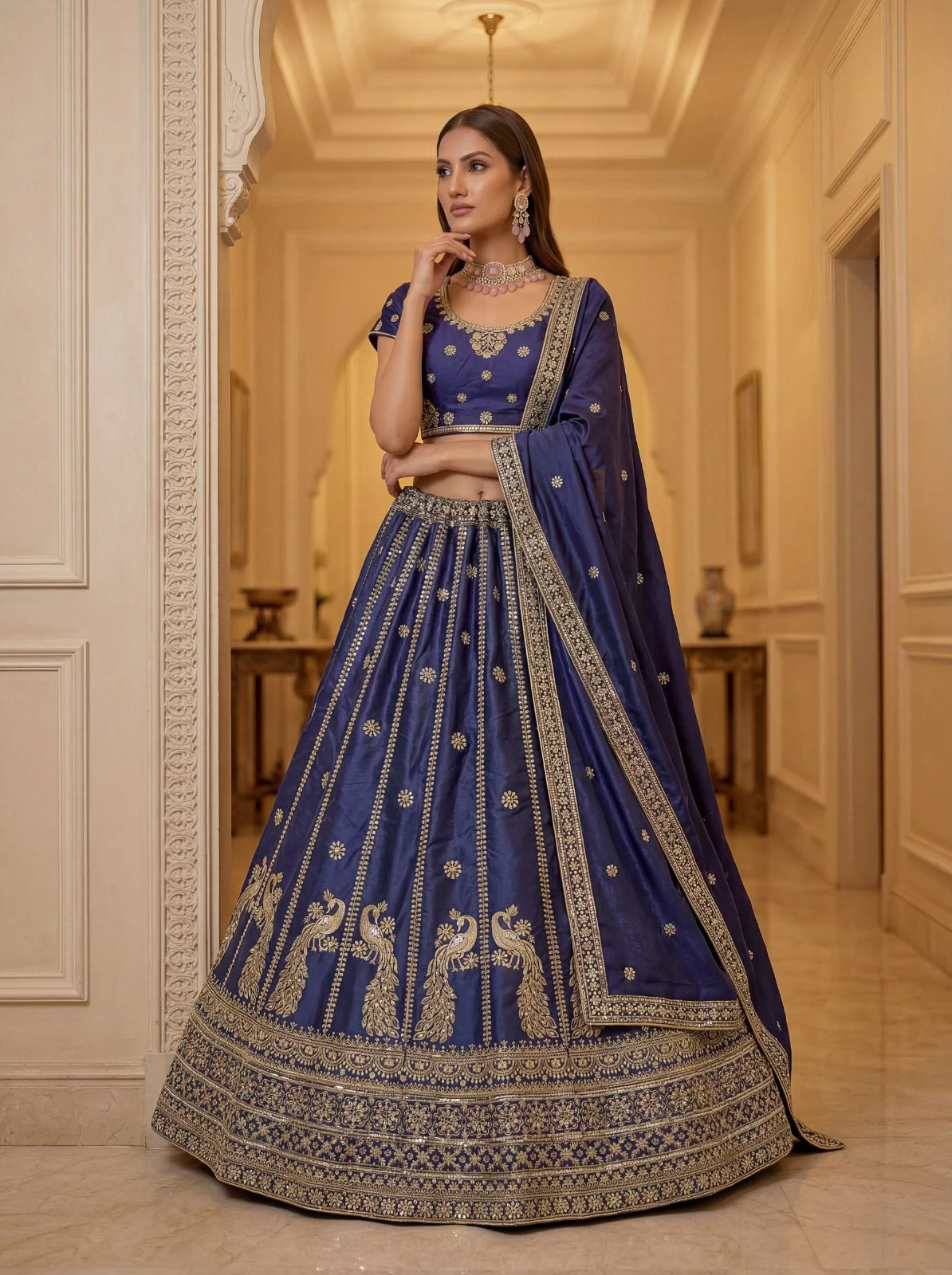 Designer Silk Lehenga Choli 3024 Collection