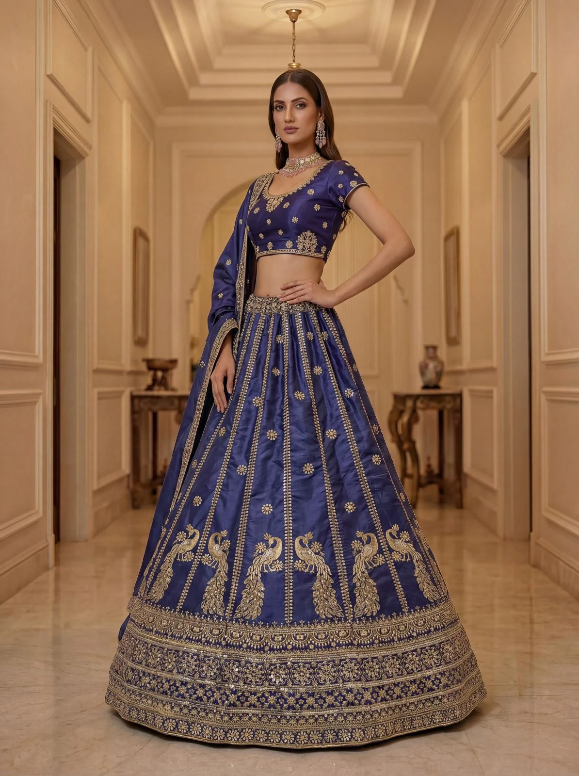 Designer Silk Lehenga Choli 3024 Collection
