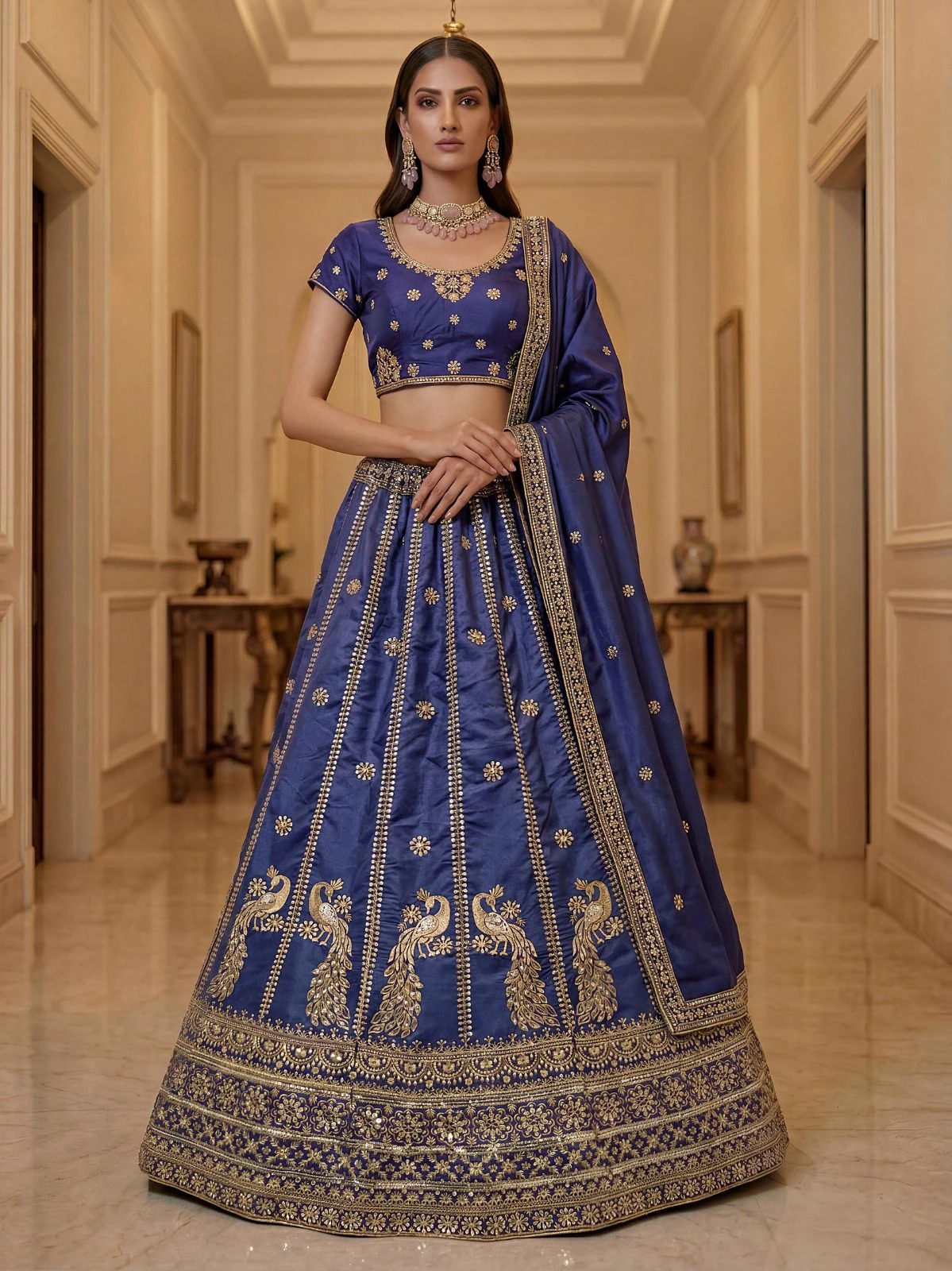 Designer Silk Lehenga Choli 3024 Collection