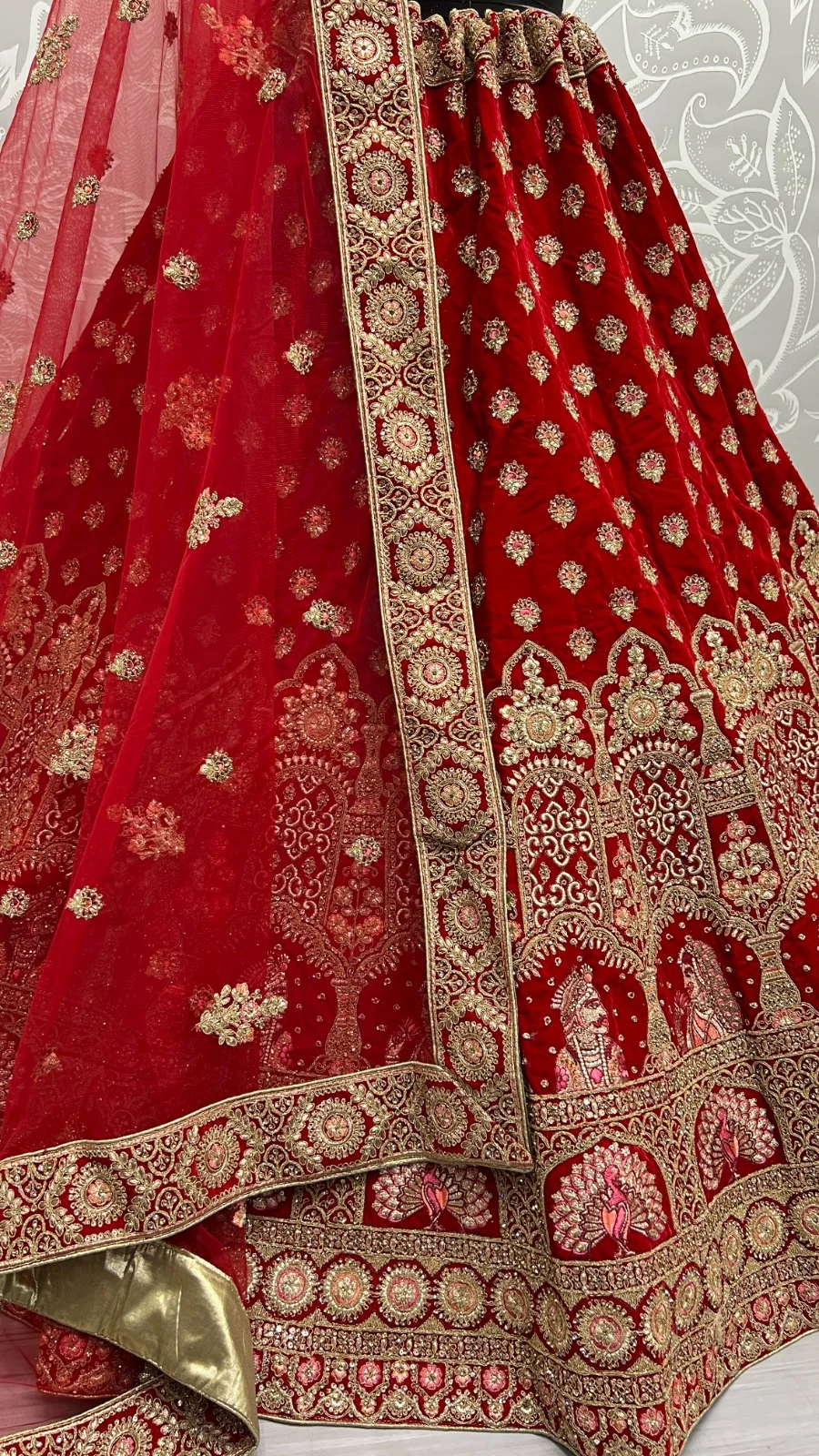 Designer Velvet Lehenga Choli Collection 2442