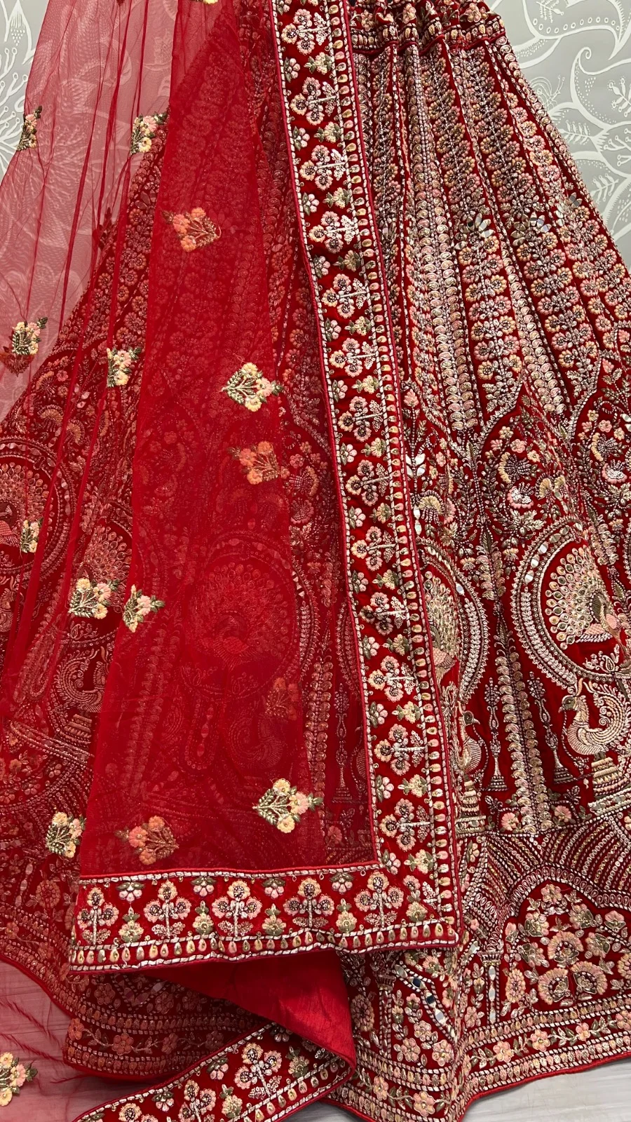 Designer Velvet Lehenga Choli Collection 2449