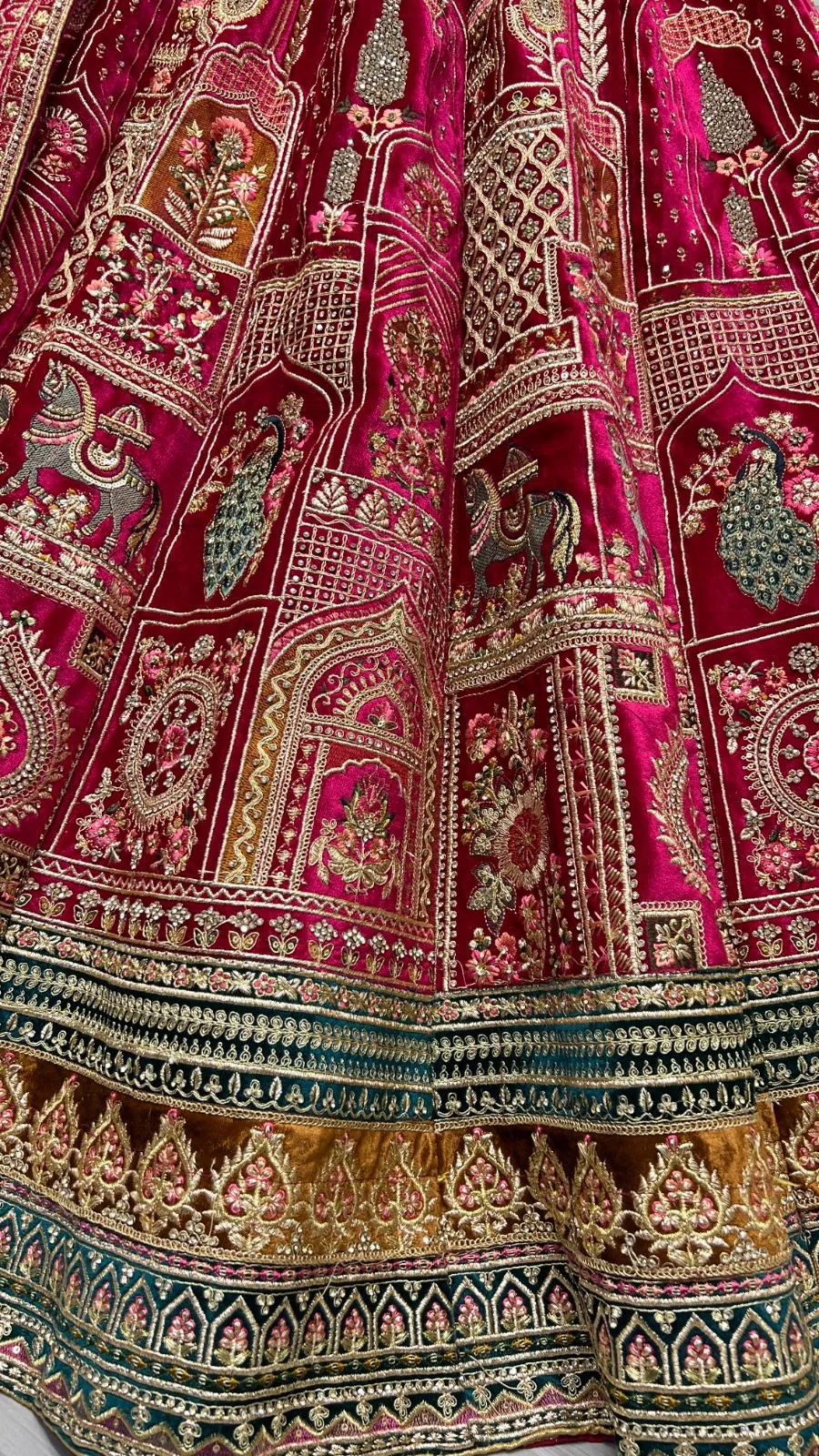 Designer Velvet Lehenga Choli Collection 2466