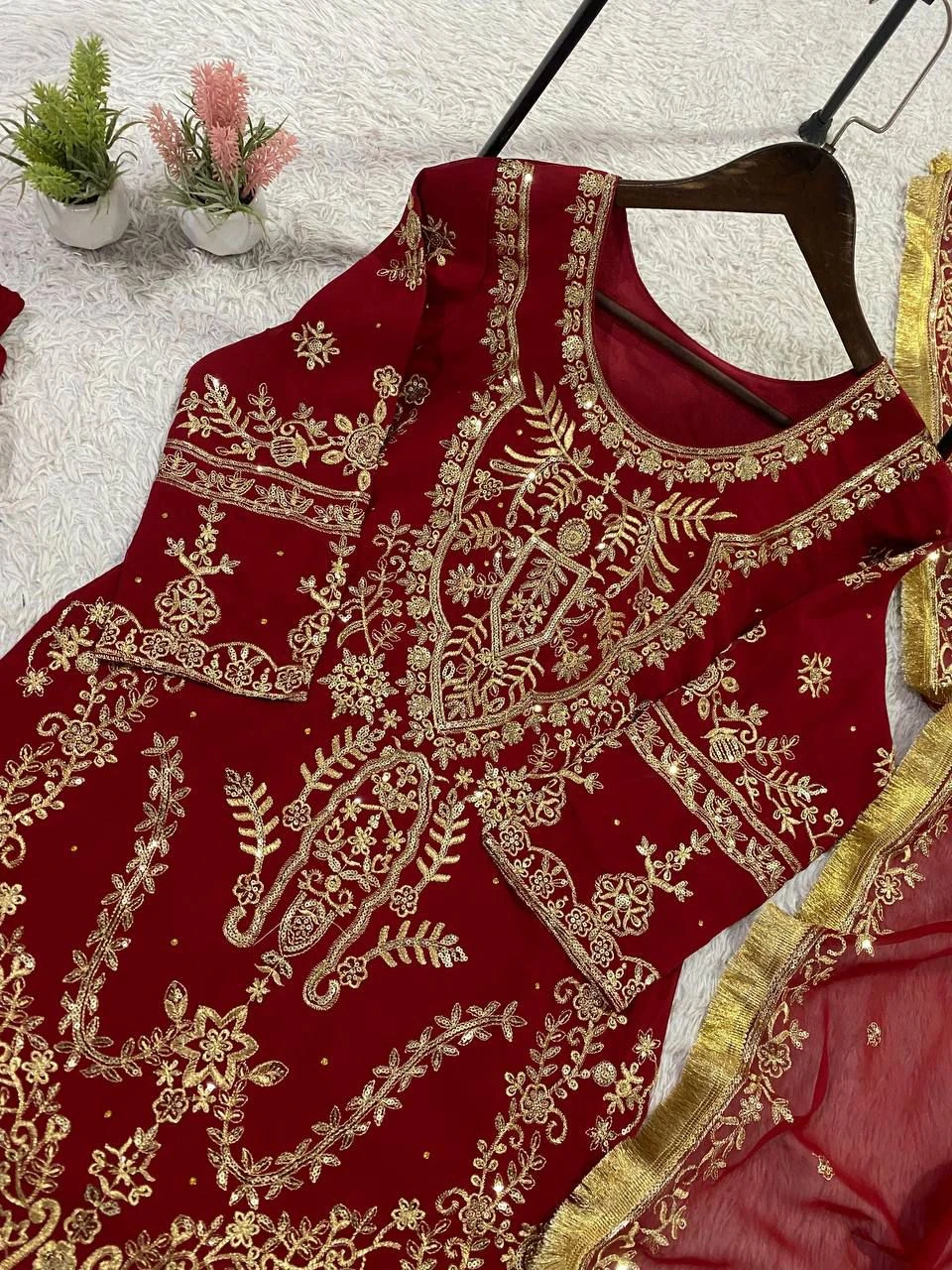 Designer Wedding Wear Palazzo Suit Collection