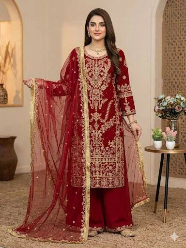 Designer Wedding Wear Palazzo Suit Collection