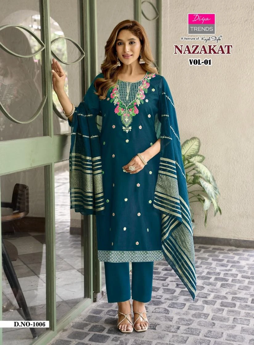 DIYA TRENDS Nazakat Straight Suit