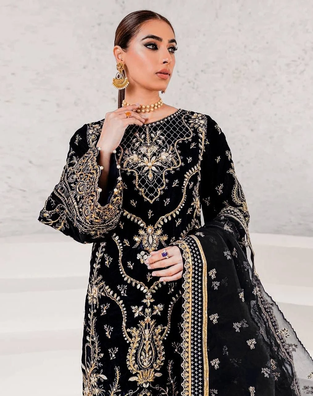 Eid Collection Chinon Silk Suit