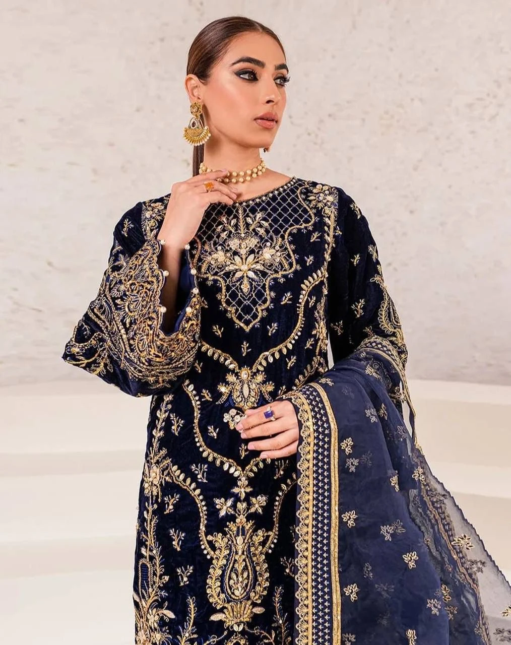 Eid Collection Chinon Silk Suit