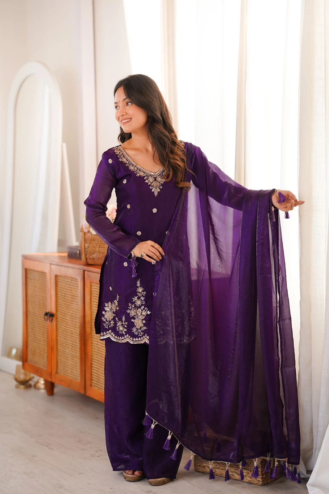 Ethnic Dress Collection Fendi Silk Suit