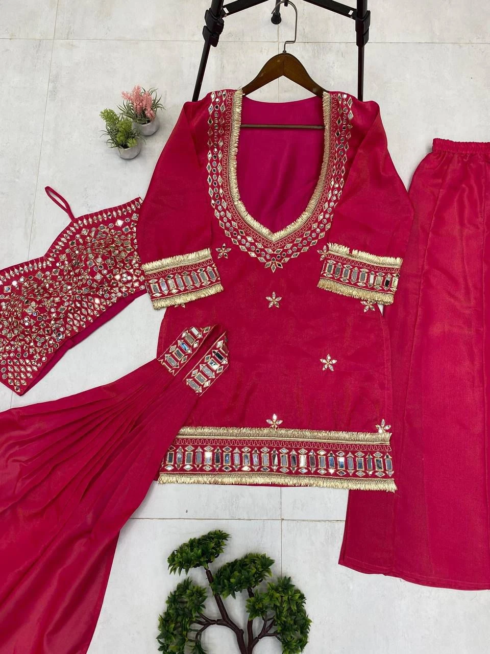 Exclusive 4 Piece Plazzo Pair Collection
